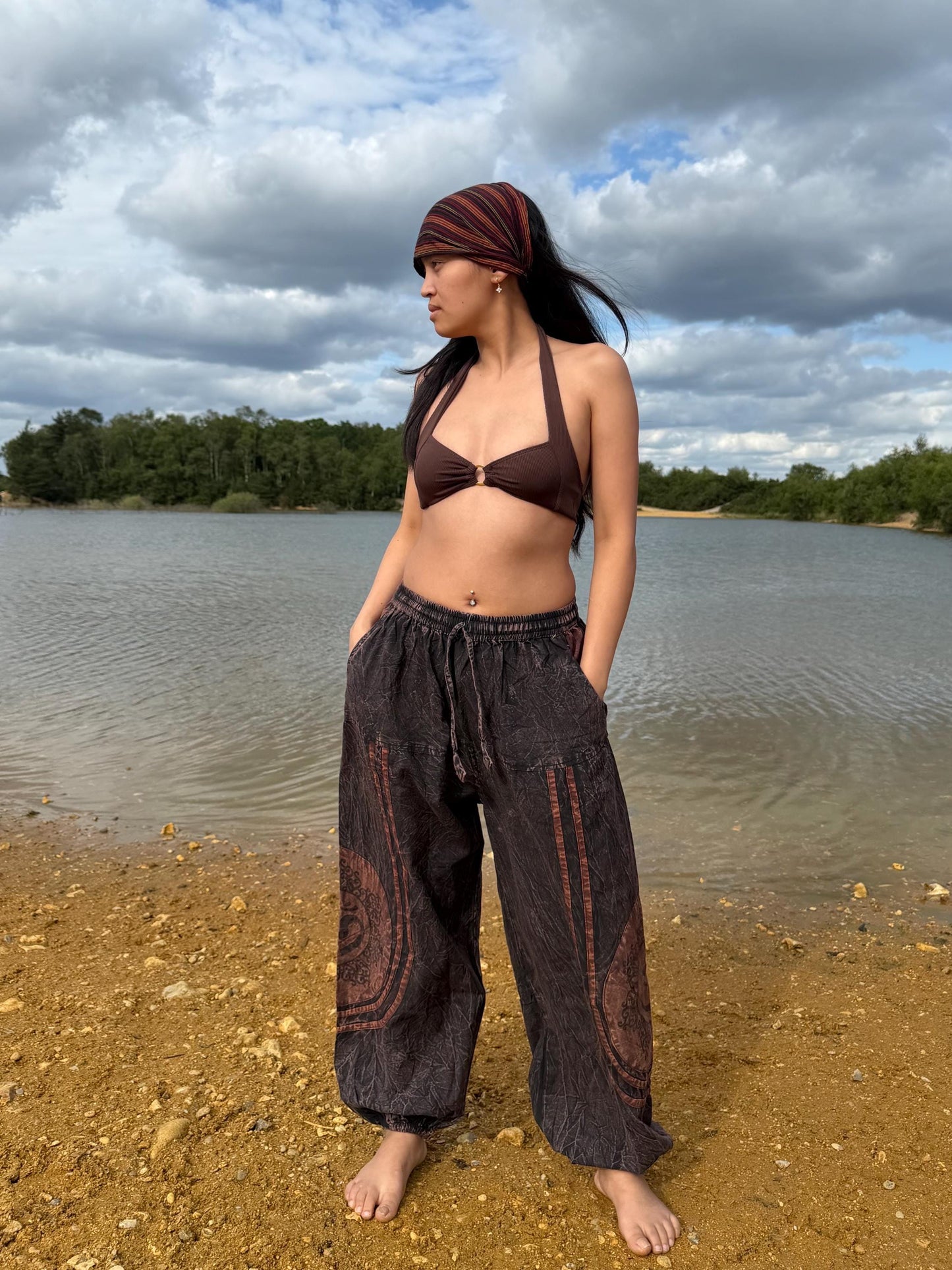 Hippie oversize trouser| Unisex| 100% cotton fabric | Festival Trousers| Eco friendly | Made in Nepal