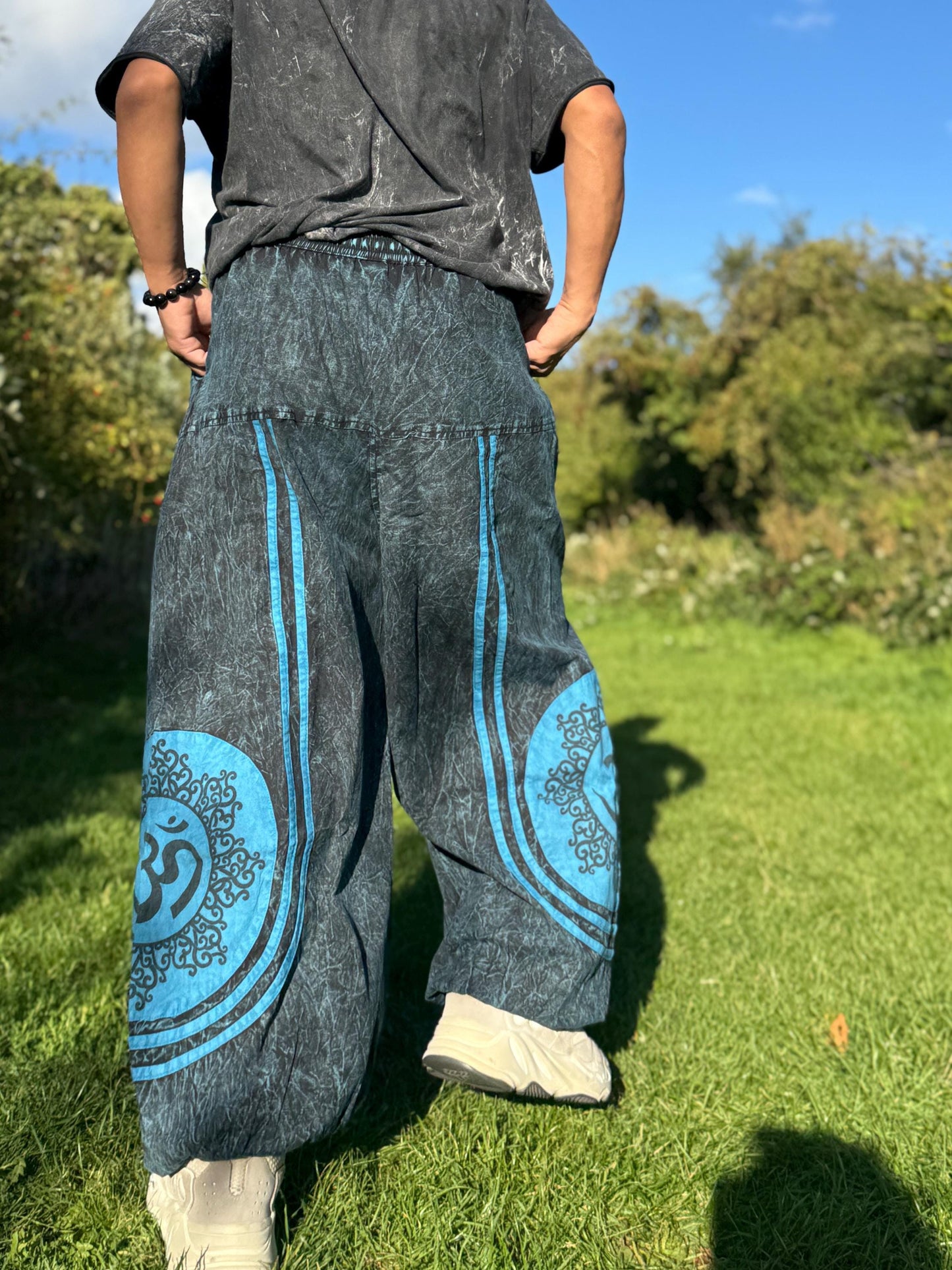 Hippie oversize trouser| Unisex| 100% cotton fabric | Festival Trousers| Eco friendly | Made in Nepal